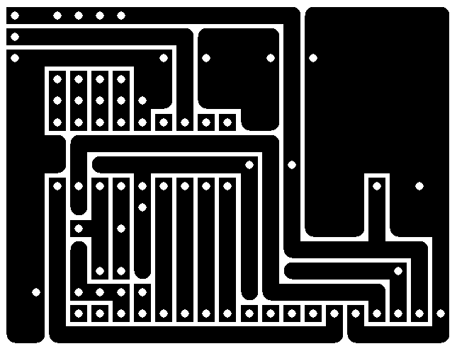Serial Character LCD - PCB layout design