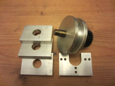 Grappling Gun - Bearing Block and Line Spool