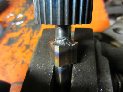 Grappling Gun - Line Spool Drive Shaft Key TIG Welded