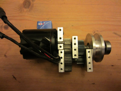 Grappling Gun - Motor and Gearbox Assembly