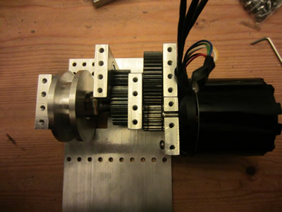 Grappling Gun - Gearbox and Motor Assembly 