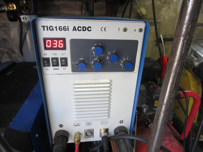 Tecarc 166i AC and DC TIG welder